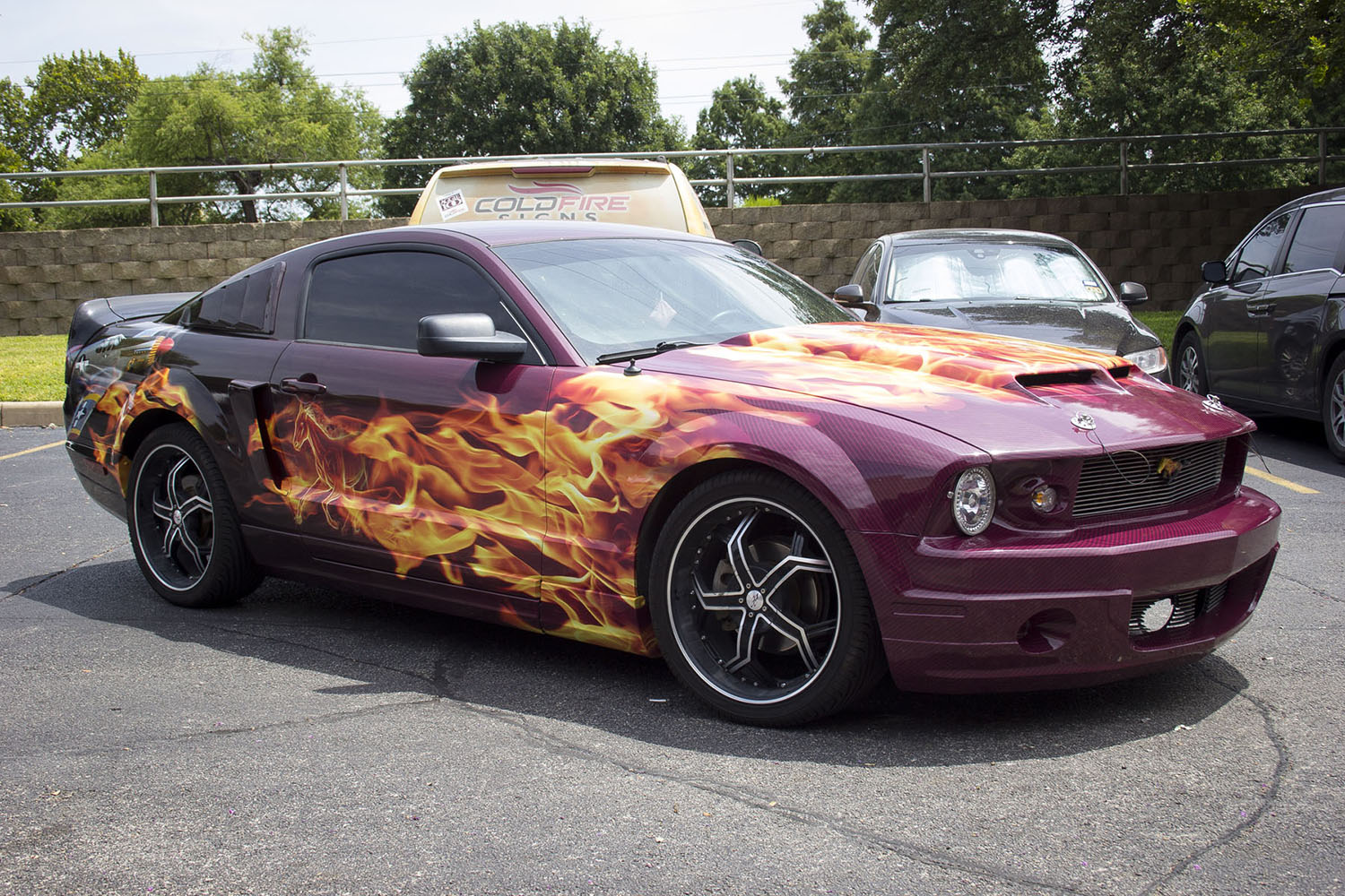 vehicle-car-wraps-graphics-mustang